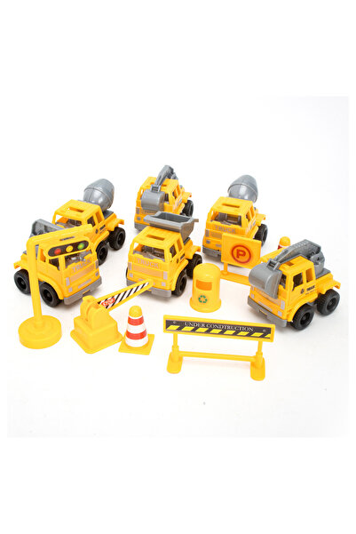 Fab N Funky مجموعة مركبات الهندسة وعلامات الطرق من Warrior، 3+، 6 قطع، ملونة ...