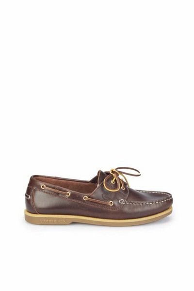 lumberjack Ανδρικά TK Brown Tan Navigator Δερμάτινα Loafer Παπούτσια Loafer