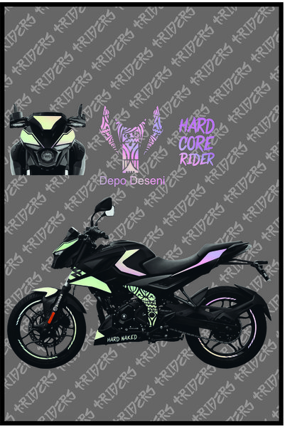 TRİDERS Bajaj N250 Full Set Sticker Kaplama HOLOGRAM
