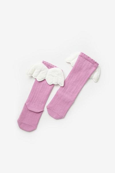 Le Mabelle Lilac Winged Socks for Girls