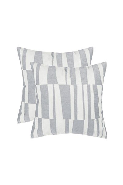 Donetella 2- Piece Modern 45x45 Throw Pillow Cover -,Decorative Covers for Cushions, Filling Not Included