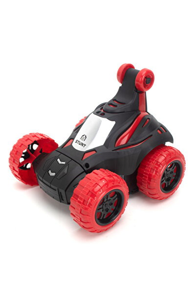 Fab N Funky سيارة دوارة حمراء، تدور 360 درجة، مزودة بإضاءة، مناسبة للأطفال من سن 3 سنوات فما فوق، الأبعاد 13×7.5×32 سم