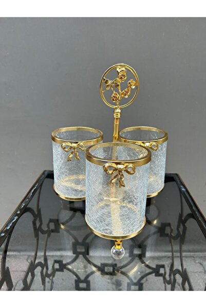 AZADE BAKIR LUX 3 LÜ KAŞIKLIK