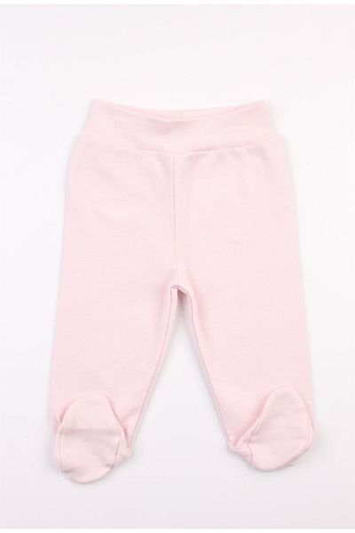 Mini Ropa Pink Baby Booties Bottom Newborn Booties Trousers Ribbed Waist Baby Single Bottom