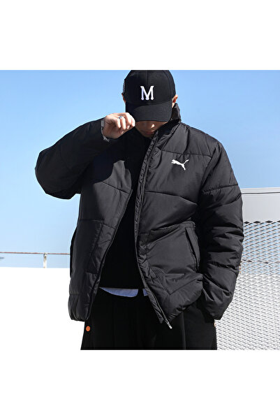 Puma Чорне чоловіче надувне пальто