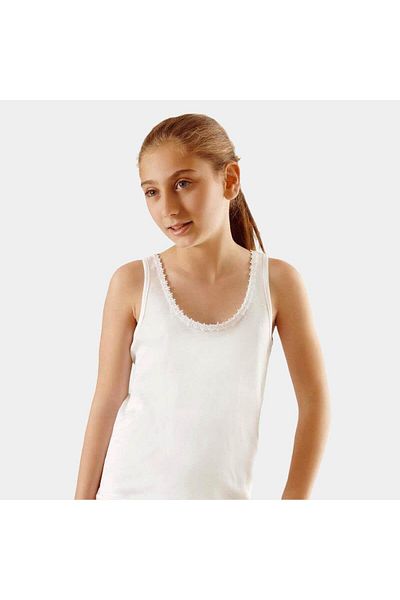 TÜREN Children's Camisole with Daisy (Pack of 2)