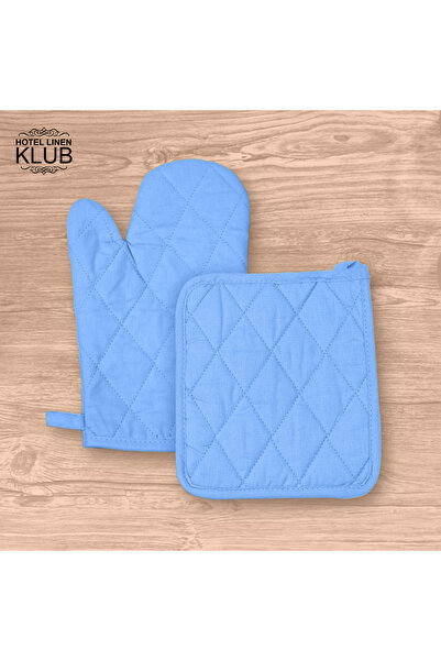 Hotel Linen Klub 3-Piece Kitchen Apron Set - Multi-Functional Kitchen Essentials for Stylish and Safe Cooking