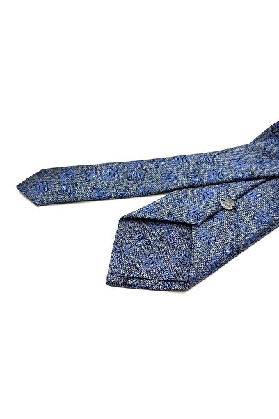 Kravatkolik Синій шарф з візерунком Класичний краватка KK12929