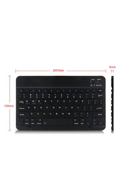 Zoli Bluetooth Şarjlı Klavye Ve Mouse Set Ultra İnce,tablet,android Uyumlu Tü...