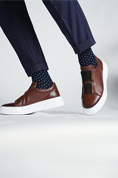 Faruk balkanas Παπούτσια Sneaker από φυσικό δέρμα με ελαστική λεπτομέρεια μοντέλου Gogh