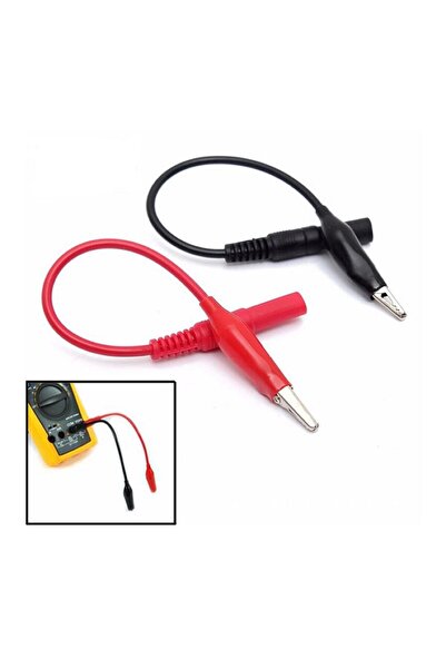 Genel Markalar Timsah Uçlu Multimetre Güç Kaynağı Probu Tüm Multimetreler Ile Uyumlu Test Probu Voltmetre Avometre