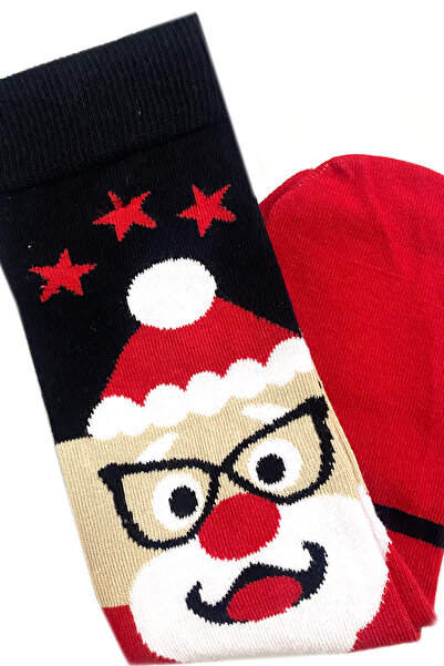 Genel Markalar Yılbaşı Temalı Pamuk Çorap
