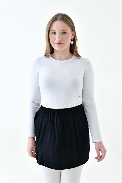 mirach Stretchy Lycra Combed Cotton Skirt and t Shirt Look Short 2 Pack