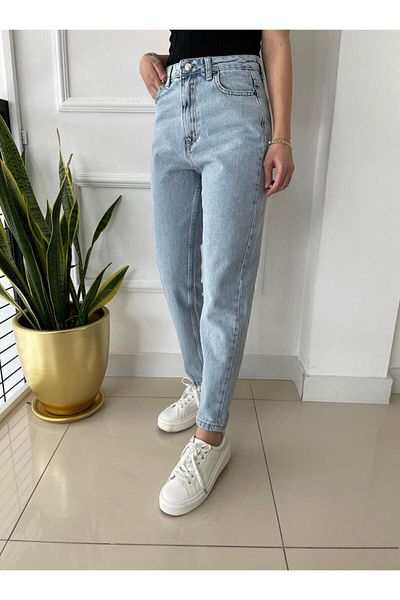 LAMİRA Karyıkama Mom Jean Flexible Damenjeans