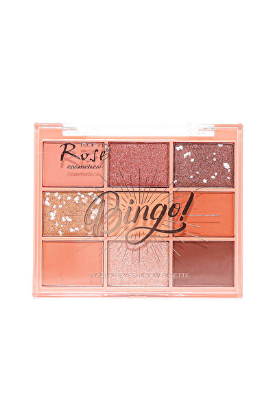 AİLY COSMETİCS Rose Bingo 9'lu Işıltılı Göz Farı