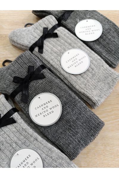 ÜNLÜ ÇORAP Cashmere Wool Socks 4 Pairs