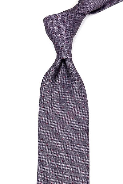 Kravatkolik Pink Polka Dot Pattern Handkerchief Classic Tie Kk12894