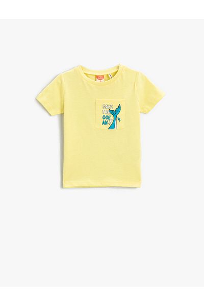 Koton Baby Boy Yellow T-Shirt 2SMB10038TK