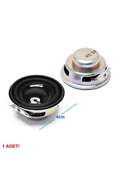 Devremarkt Mini 4cm 4 Ohm 3w Hoparlör Yuvarlak Speaker 3 Watt Ses Müzik Amfi ...