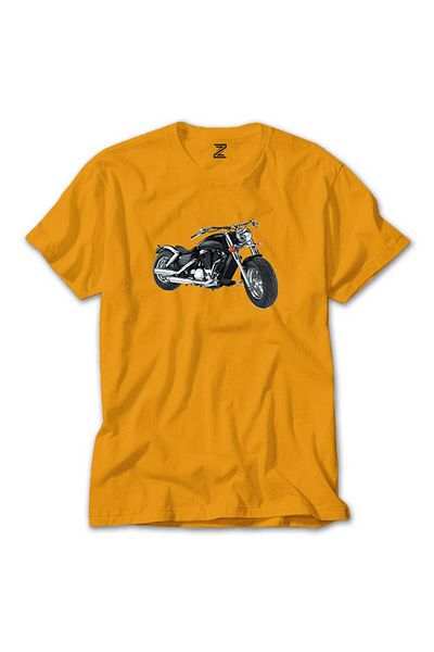 Z zepplin Κίτρινο μπλουζάκι Harley Chopper Sportster