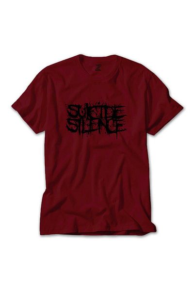 Z zepplin Κόκκινο μπλουζάκι με λογότυπο Suicide Silence