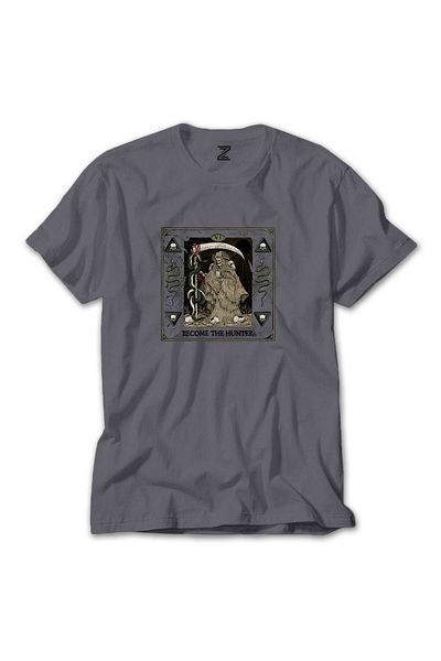 Z zepplin Suicide Silence Become The Hunter Artwork Γκρι T-Shirt