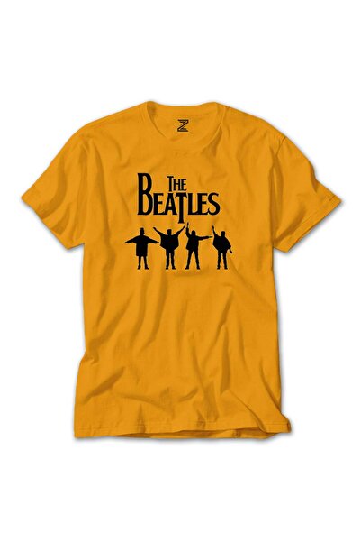CrowsGate The Beatles Help! Yellow T-Shirt
