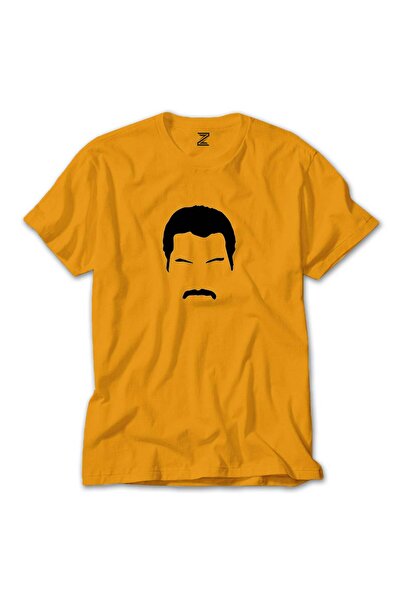 CrowsGate Μπλουζάκι με την εικόνα της Queen Freddie Mercury, πολύχρωμο, κίτρι...