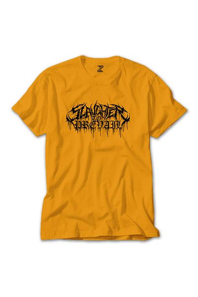 Z zepplin Slaughter to Prevail Logo Yellow t Shirt