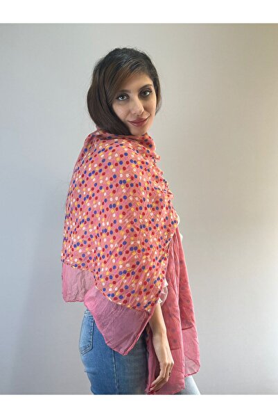 Gönülden Tasarım 170X50 см Двошаровий жіночий шарф з крапками YAVRUAĞZI