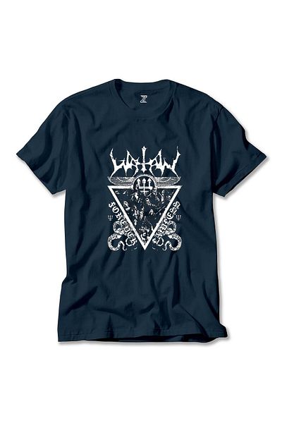 WAKHA Watain Lawless Darkness Navy Blue T-Shirt