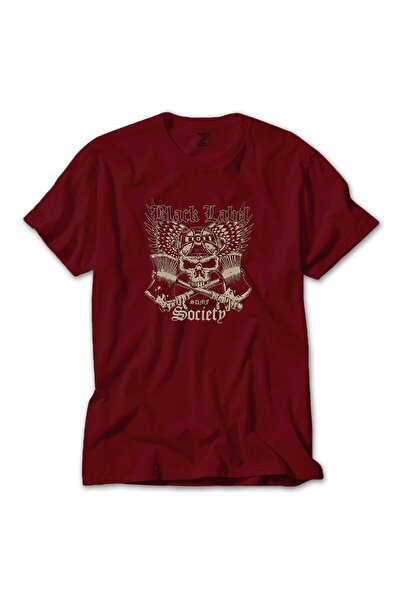 CrowsGate Tricou roșu clasic Black Label Society Skull
