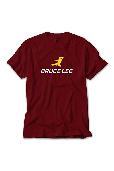 WAKHA Bruce Lee Yellow Man Red T-Shirt