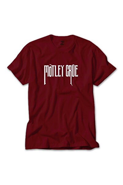 CrowsGate Πολύχρωμο μπλουζάκι με λογότυπο Mötley Crüe, κόκκινο χρώμα, μέγεθος XS