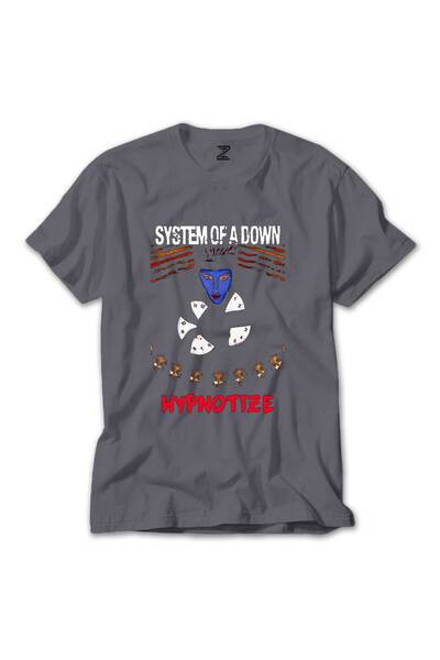 Generic Brand System of a Down Hypnotize Color T-Shirt Gray Color Size 5XL