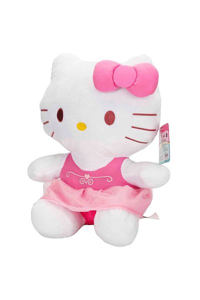 TRUST STORE Hello Kitty Bow Plush 36 cm Pink - Sleeping and Playmate Plush Toy