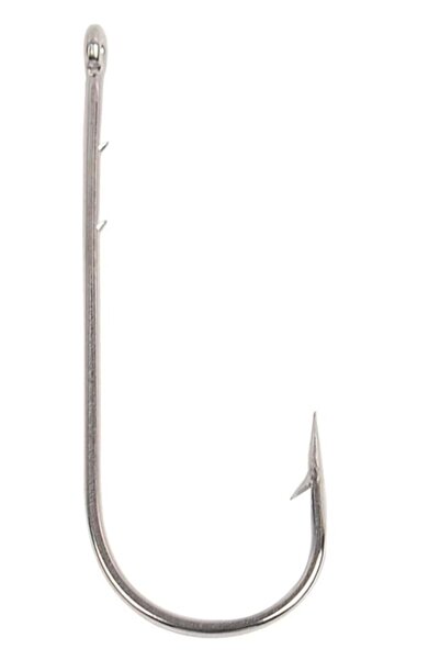 YOUVELLA Uzun Olta Kancası Halkalı 1270 No:1/0 --- 100ad. Nikelaj 1 Kt.