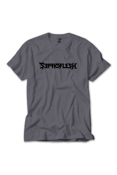 Z zepplin Γκρι μπλουζάκι με λογότυπο Septicflesh