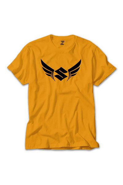 Z zepplin Suzuki Wings Yellow T-Shirt