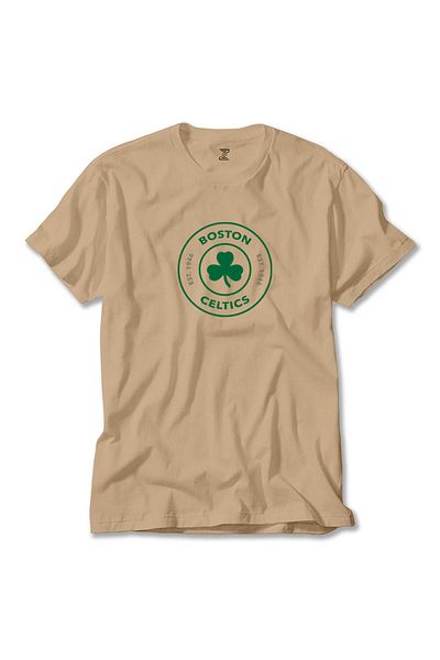 Z zepplin Boston C. Κρεμ μπλουζάκι με λογότυπο
