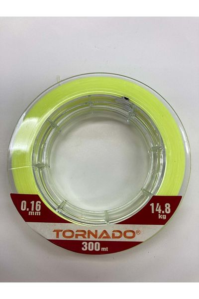 Tornado 8 X Braid Green 0,16mm 14,80kg - 300mt.Green 1pc