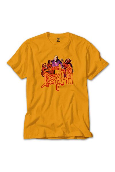Z zepplin Κίτρινο μπλουζάκι Death Scream Bloody Gore Group
