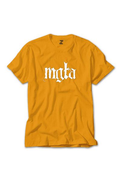 WAKHA Mgla Logo Yellow T-Shirt