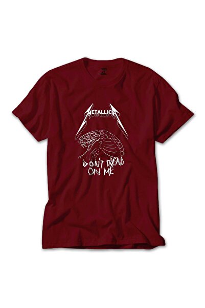 CrowsGate تيشيرت ميتاليكا "Don't Tread On Me" بلون أحمر مقاس XS
