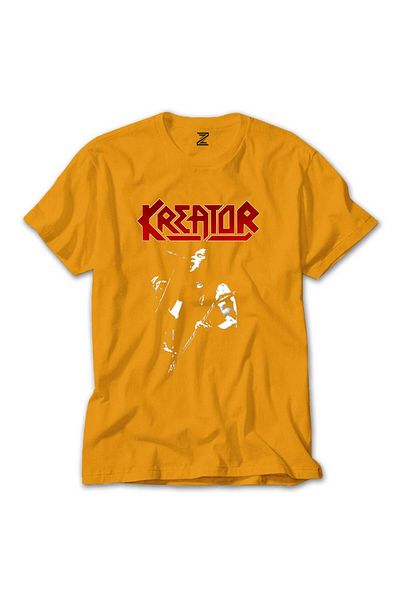 Z zepplin Κίτρινο μπλουζάκι Kreator United in Hate