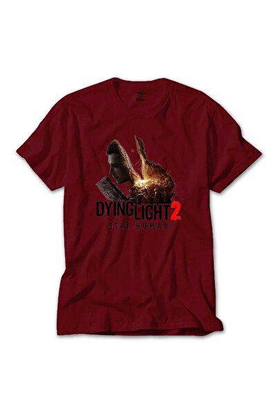 CrowsGate Μπλουζάκι Dying Light Stay Human σε Πολύχρωμο Κόκκινο Χρώμα, Μέγεθο...