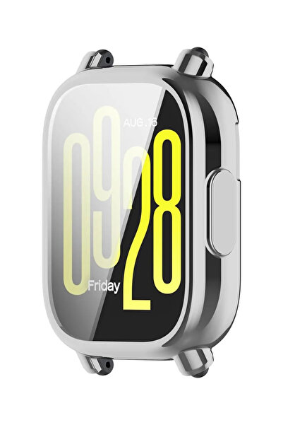 mimtec Redmi Watch 5 Active Uyumlu Ekran Koruyucu Ekran Ve Çerçeve Koruyucu Silikon