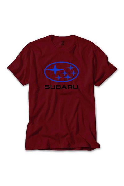 Z zepplin Κόκκινο T-shirt Subaru Logo Stars