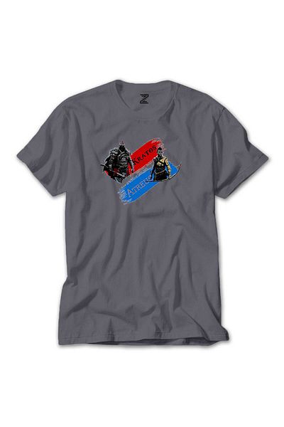 WAKHA God Of War Atreus Kratos Gray T-Shirt