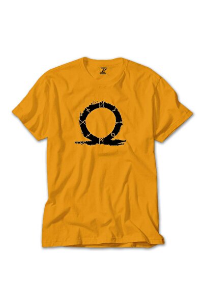 CrowsGate Tricou colorat God Of War Ragnarok Omega, culoare galbenă, mărimea M